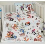 Matějovský povlečení Krtek a Zima 90 x 130 cm 40 x 60 cm – Zboží Dáma