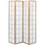 Autronic Paraván 4 dílný EF-E804 NAT – Zboží Dáma