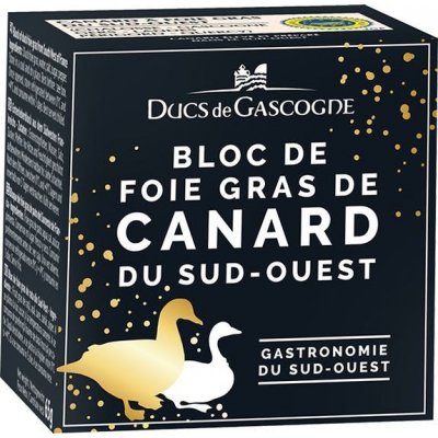 Ducs de Gascogne Kachní Foie Gras z Jihozápadu Francie v bloku plech 65 g – Zboží Dáma