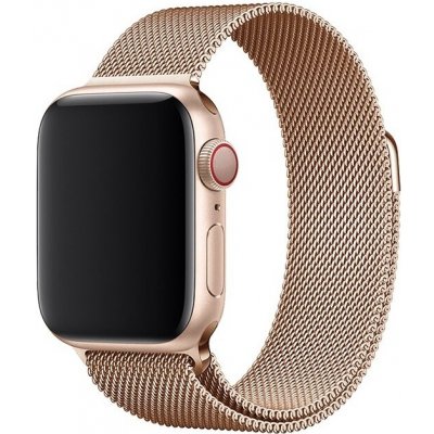 AW MILÁNSKÝ LOOP pro Apple Watch - Magnetický - Rose Gold Šířka uchycení řemínku: 38/40/41mm Rose Gold IR-AWMTLP14 – Hledejceny.cz