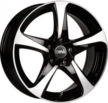 DBV 5SP 001 8x18 5x120 ET35 black polished