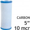 Příslušenství k vodnímu filtru USTM Uhlíková vložka 5",10 mcr