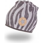 Little Angel DITA Čepice podšitá Outlast® Šedočerný vzor tm. šedý melír – Zbozi.Blesk.cz