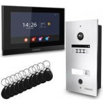 EVOLVEO DoorPhone ID-1, 2drátový videotelefon s RFID, otiskem prstu a podporou ONVIF kamer DP-ID-1-S – Sleviste.cz