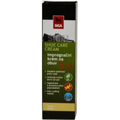 Siga Sigal impregnační krém na obuv bez aplikátoru 50ml černý – Zboží Mobilmania