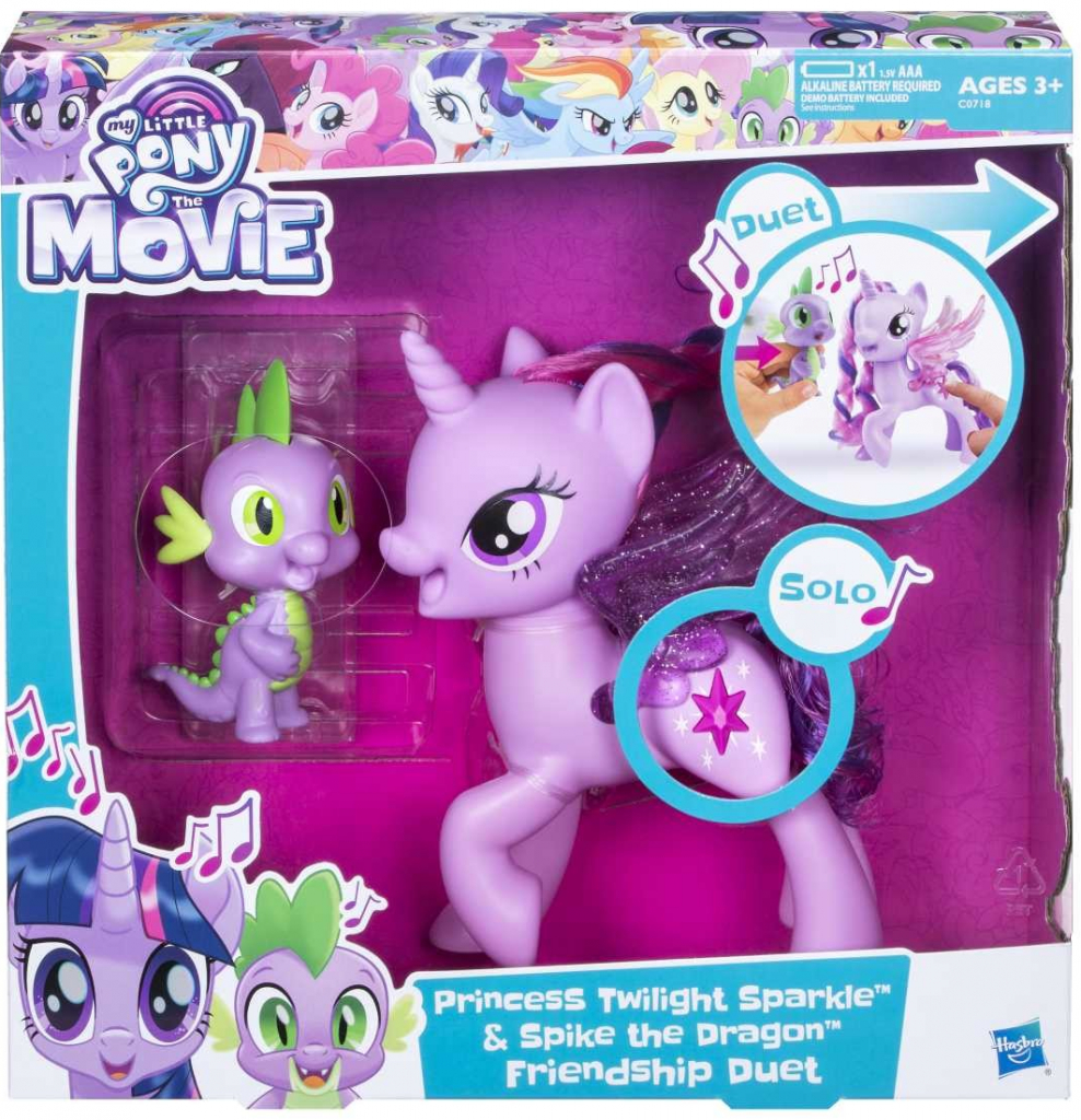 Hasbro MLP My Little Pony Hrací set se zpívající Twilight Sparkle a Spikem  od 749 Kč - Heureka.cz