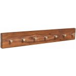 indickynabytek.cz Tina 7 háčků 100 x 15 x 2,2 cm palisandr / sheesham – Sleviste.cz