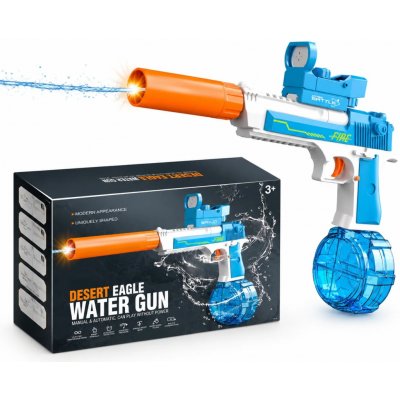 Battle Elektrická vodní pistole Desert Eagle, 425 ml, modrá – Zboží Dáma