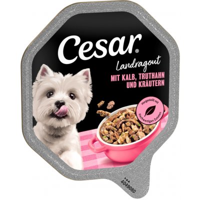 Cesar venkovské ragú s telecím a krůtou 28 x 150 g – Hledejceny.cz