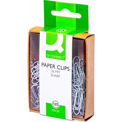 Q-CONNECT 26 mm špičaté - balení 125 ks – Hledejceny.cz