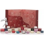 YANKEE CANDLE Adventní kalendář kniha 12 ks votivních svíček svícen – Zboží Dáma