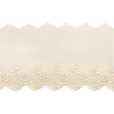 Bavlněná madeira - štykování šíře 10 cm Varianta: 2 krémová, Balení: 13.5 m 61031/158044/282816 – Zboží Mobilmania