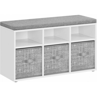 Songmics Vasagle Lopy 87 cm bílý/šedý – Hledejceny.cz