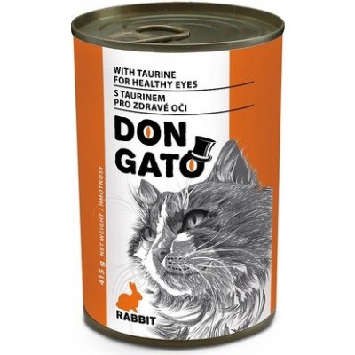 Don Gato pro kočky králičí 415 g