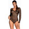 Dámské erotické body Něžné body B124 teddy - Obsessive