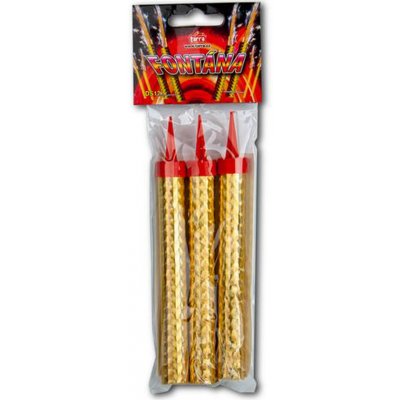 TARRA Party fontána 12cm zlaté jiskry – Sleviste.cz