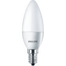 Philips LED žárovka B39 FR E14 5.5W 40W teplá bílá 2700K , svíčka