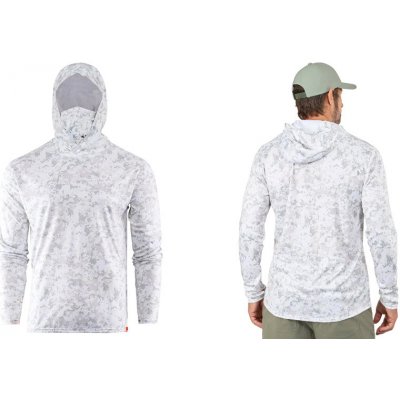 Grundéns triko Tough Sun Masked Hoodie Squal Camo – Zboží Dáma