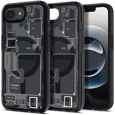 Spigen Ultra Hybrid MagFit MagSafe Apple iPhone 17e / 16e - Zero One Black – Zboží Mobilmania