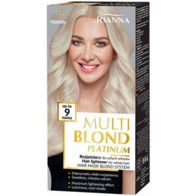 Joanna Multi Blond Platinum zesvětlovač na vlasy až o 9 tónů – Zbozi.Blesk.cz