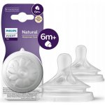 Philips Avent dudlík Natural Response na kaši 2 ks transparentní – Zboží Dáma
