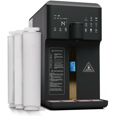 Klarstein AquaLine 6L 5stupňová filtrace,objem 6 l HD dotykový displej 6 teplot černá – Hledejceny.cz