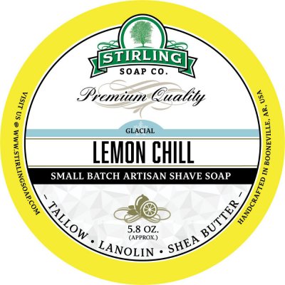 Stirling Glacial Lemon Chill mýdlo na holení 170 ml