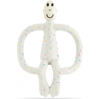 Matchstick Monkey zubní kartáček a kousátko 2v1 Confetti Cream – Zboží Dáma