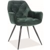 Jídelní židle MOB Trix B zelená
