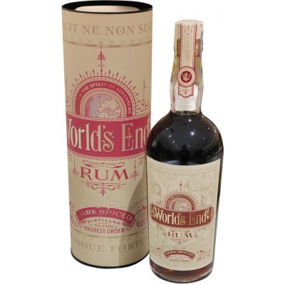 World´s End Dark Spiced 40% 0,7 l (tuba)