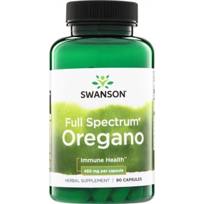 Swanson Oregano 450 mg 90 kapslí – Hledejceny.cz