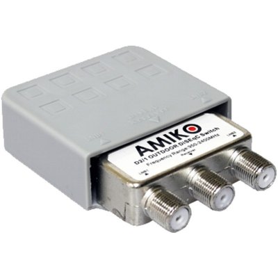 DiseqC 1.0 přepínač 2/1 Amiko D 201 DiSEqC – Sleviste.cz