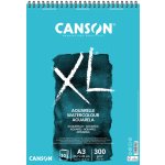 Canson XL Aquarelle Skicák v kroužkové vazbě A3 CP, 300g, 30 listů – Zbozi.Blesk.cz