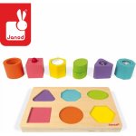 Janod smyslové vkládací puzzle tvary a zvuky – Zbozi.Blesk.cz