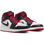 Air Jordan Jordan 1 Mid Black Toe White Gym Red – Hledejceny.cz