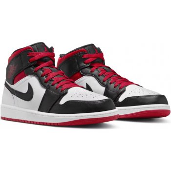 Air Jordan Jordan 1 Mid Black Toe White Gym Red