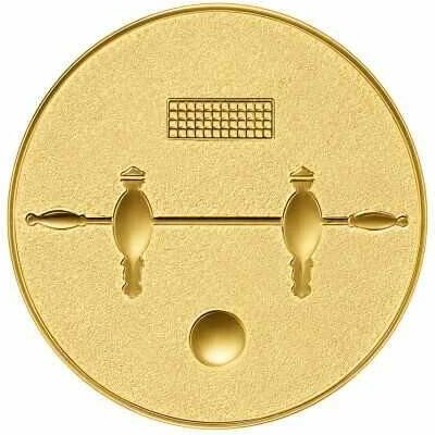 Emblém 25mm "Fotbálek" zlatý 1062506-1 – Sleviste.cz