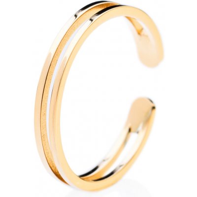Franco Bene Dvojitý prsten pozlacený 371 – Sleviste.cz