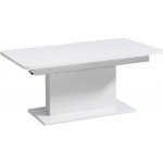 DOLMAR Jídelní/konferenční stůl rozkládací - OPTI, 126/168 x 70, lesklá bílá – Zboží Mobilmania