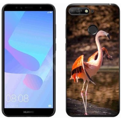 Pouzdro mmCase Gelové Huawei Y6 Prime 2018 - plameňák 2 – Zboží Mobilmania