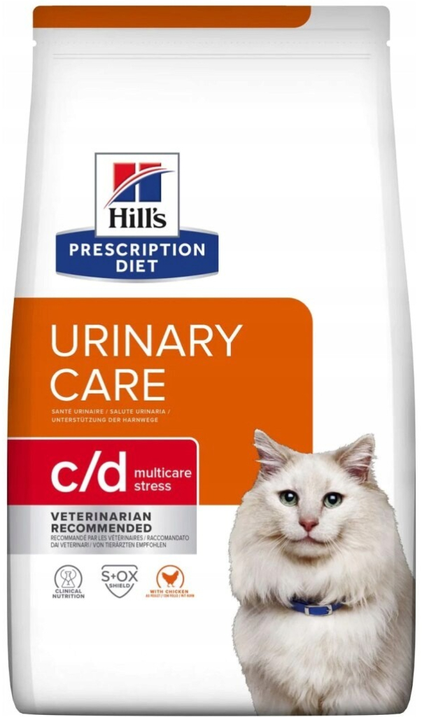 Hill's PD Feline C/D Urinary Suché krmivo pro kočky s kuřecím masem 1,5 kg