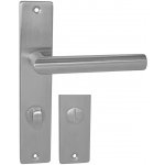 MP kování Favorit - SH – WC – 90 mm broušená nerez – Sleviste.cz