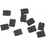 Koncovky na kostice 8mm bílé, černé Barva: černá – Zboží Dáma