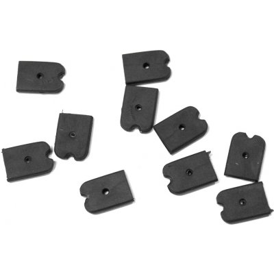 Koncovky na kostice 8mm bílé, černé Barva: černá – Zboží Dáma