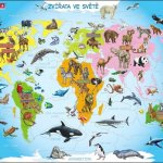 Larsen Výukové Zvířata ve světě 28 dílků – Zboží Mobilmania
