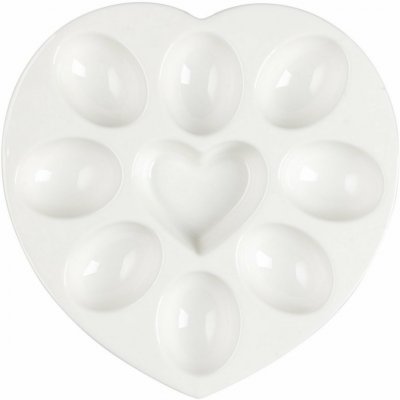 Florina porcelánový talíř na vajíčka heart – Zboží Dáma