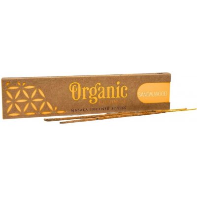 Organic Goodness Masala Vonné tyčinky Sandalwood 12 ks – Hledejceny.cz