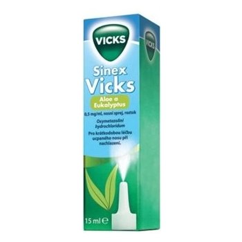 Sinex Vicks 0,5 mg Aloe a eukalyptus 15 ml