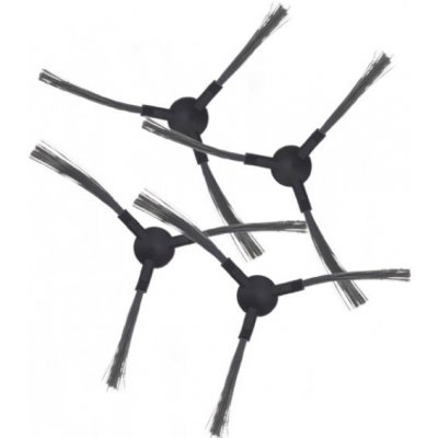 NipponCEC SE2048H Sencor SRV 90/ SRV 64, Tesla Robostar iQ400 kartáčky boční černé 4 ks – Zboží Mobilmania