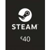 Herní kupon Valve Steam Dárková Karta 40 €